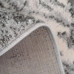 Modern Grey Textured Living Room Rug - Delta -Kukoon Rugs Store delta grey 5B4 5D