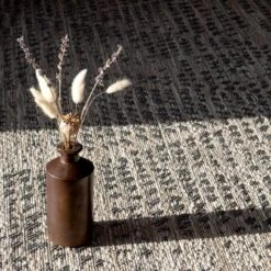 Diamond Grey Textured Flatweave Indoor Outdoor Area Rug - Pavillion 15 Diamond Grey Textured Flatweave Indoor Outdoor Area Rug - Pavillion -Kukoon Rugs Store diamonds grey 1849 5B5 5D