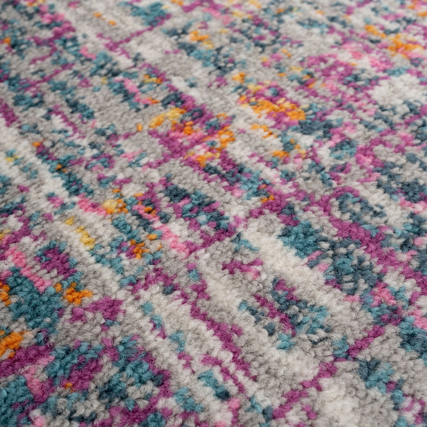 Colourful Tweed Effect Rug - Viva 7 Colourful Tweed Effect Rug - Viva - Image 5