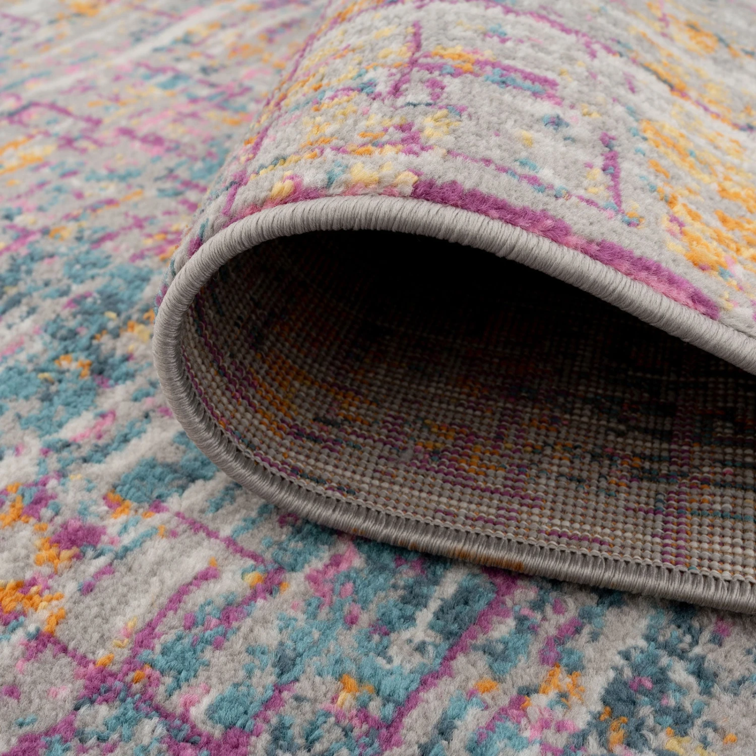 Colourful Tweed Effect Rug - Viva 9 Colourful Tweed Effect Rug - Viva - Image 7