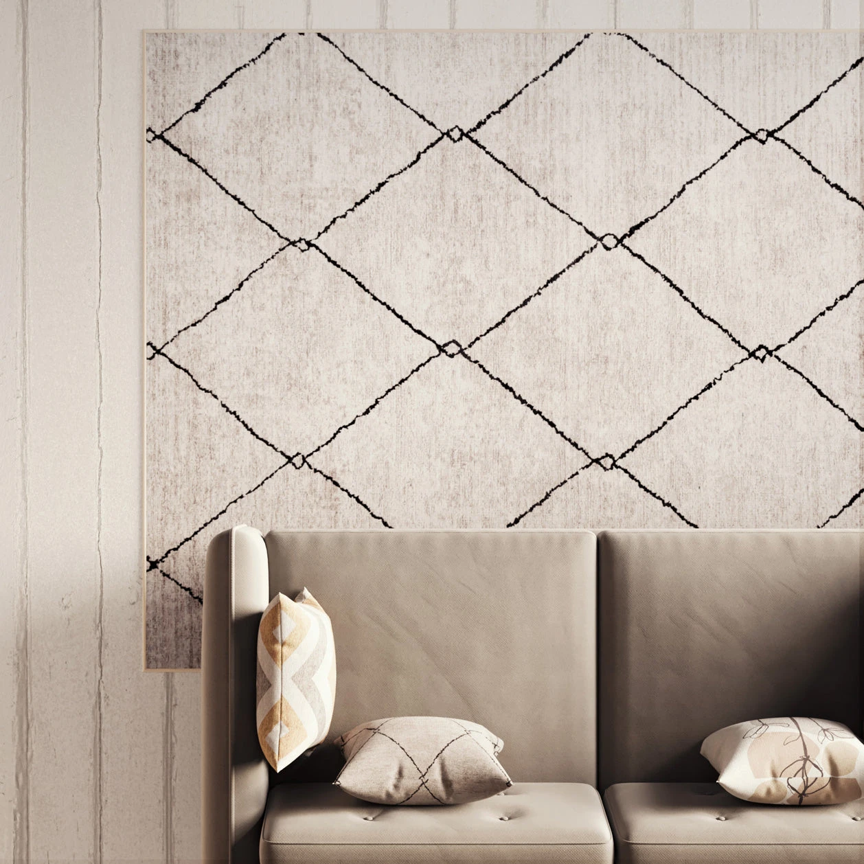 Washable Berber Trellis Rug - Sol 12 Washable Berber Trellis Rug - Sol - Image 10