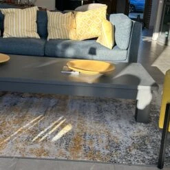 Distressed Ochre Yellow Pastel Soft Living Room Rug -Kukoon Rugs Store f7b29faf bff4 43fb 945e 28b93109f401