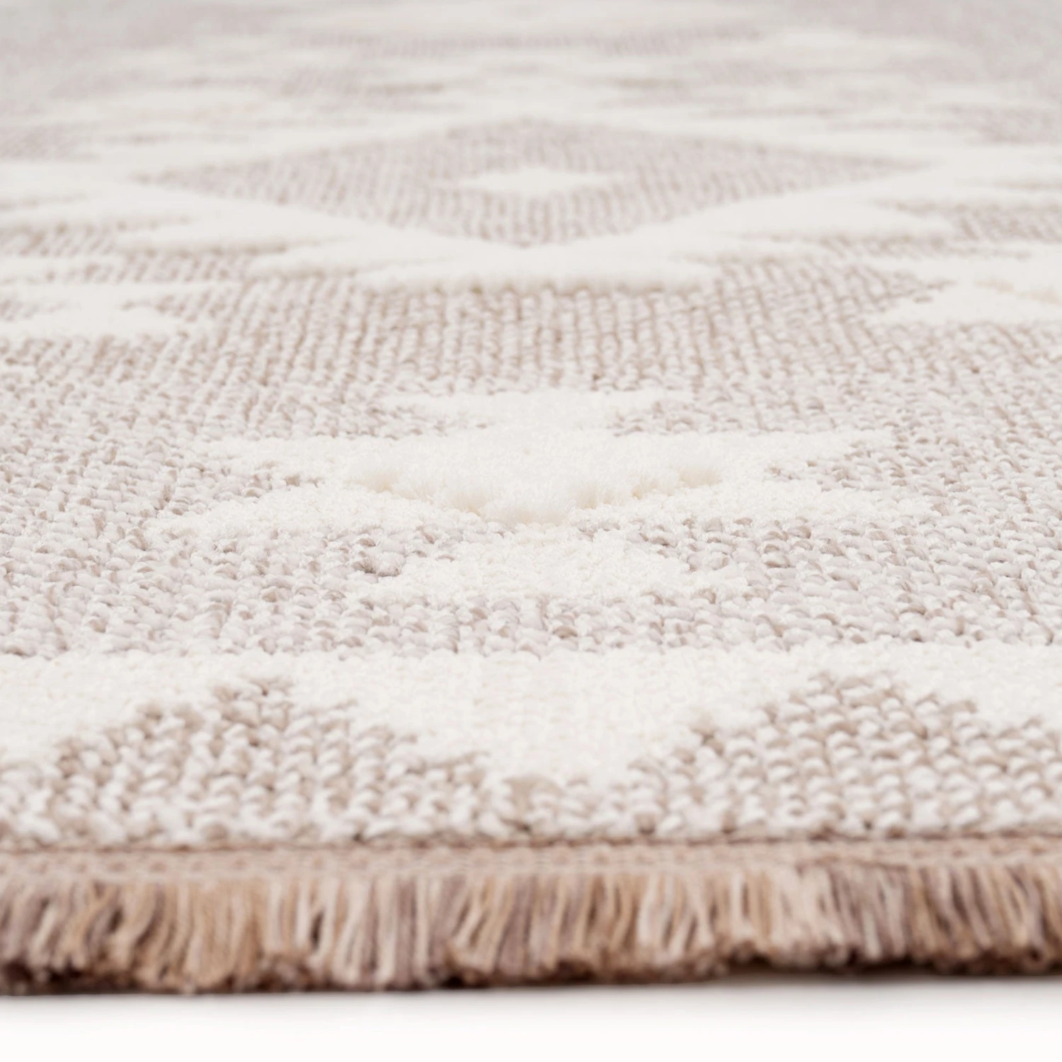 Grey Scandi Tribal Motif Rug - Bea 5 Grey Scandi Tribal Motif Rug - Bea - Image 3