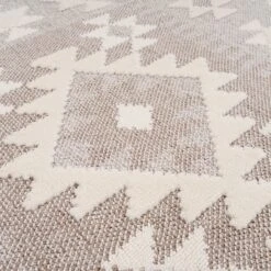 Grey Scandi Tribal Motif Rug - Bea 14 Grey Scandi Tribal Motif Rug - Bea -Kukoon Rugs Store flynn bea 01990