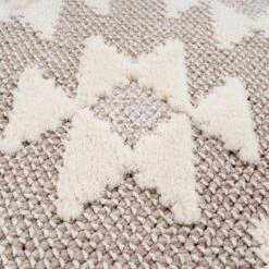 Grey Scandi Tribal Motif Rug - Bea 15 Grey Scandi Tribal Motif Rug - Bea -Kukoon Rugs Store flynn bea 01997