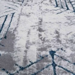 Modern Blue Abstract Geometric Living Room Rugs - Busby -Kukoon Rugs Store hatton busby blue 1 copy 5B4 5D