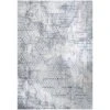 Modern Blue Abstract Geometric Living Room Rugs - Busby -Kukoon Rugs Store hatton busby blue 3