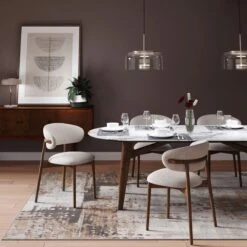 Distressed Abstract Beige Area Rug - Grace 24 Distressed Abstract Beige Area Rug - Grace -Kukoon Rugs Store hatton grace beige cam 1 bedroom for web 5B3 5D