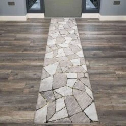 Modern Gold Abstract Mosaic Living Room Rugs - Road 12 Modern Gold Abstract Mosaic Living Room Rugs - Road -Kukoon Rugs Store hatton road gold 17 5B2 5D