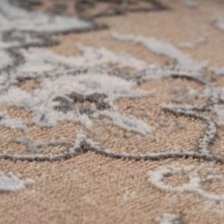 Traditional Distressed Beige Runner Rug -Kukoon Rugs Store hatton victoria beige overhead rr copy for web 5B4 5D