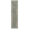 Sage Green Classical Runner Rug - Basila -Kukoon Rugs Store havana basila 09993 RR overhead sq