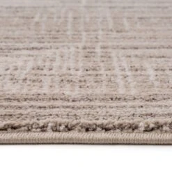 Subtle Beige Geometric Area Rug - Noah -Kukoon Rugs Store ikaro noah 00363