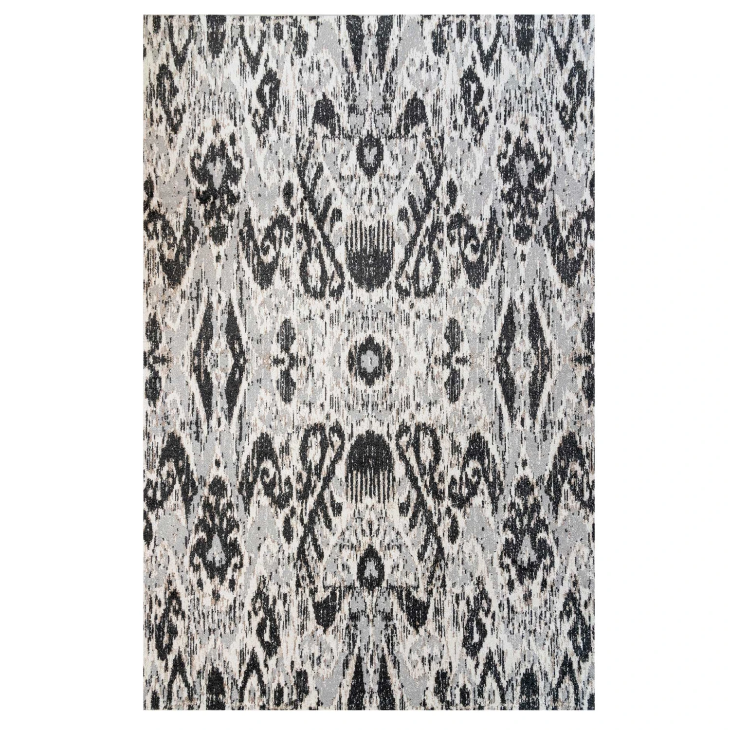 Soft Grey Ikat Living Room Rug 3 Soft Grey Ikat Living Room Rug