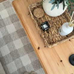 Chunky Beige Wool Style Rug - Etta -Kukoon Rugs Store image00006