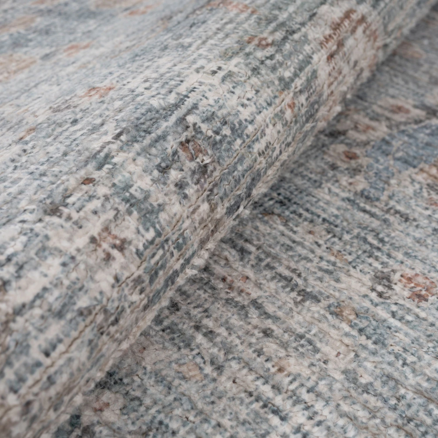 Vintage Blue Terra Floral Rug - Atticus 11 Vintage Blue Terra Floral Rug - Atticus - Image 9