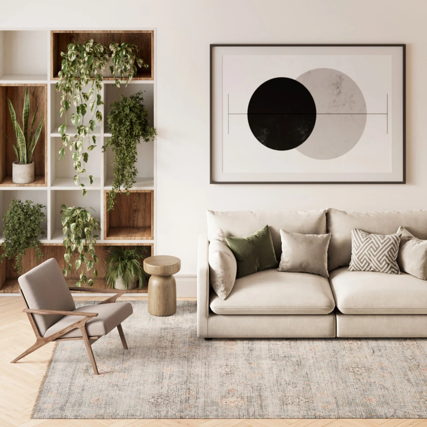 Vintage Blue Terra Floral Rug - Atticus 10 Vintage Blue Terra Floral Rug - Atticus - Image 8