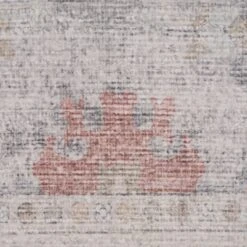 Vintage Multicolour Floral Rug - Audrey -Kukoon Rugs Store ishani audrey beige 00291