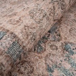 Vintage Blue Diamond Rug - Genevieve -Kukoon Rugs Store ishani genevieve 00483