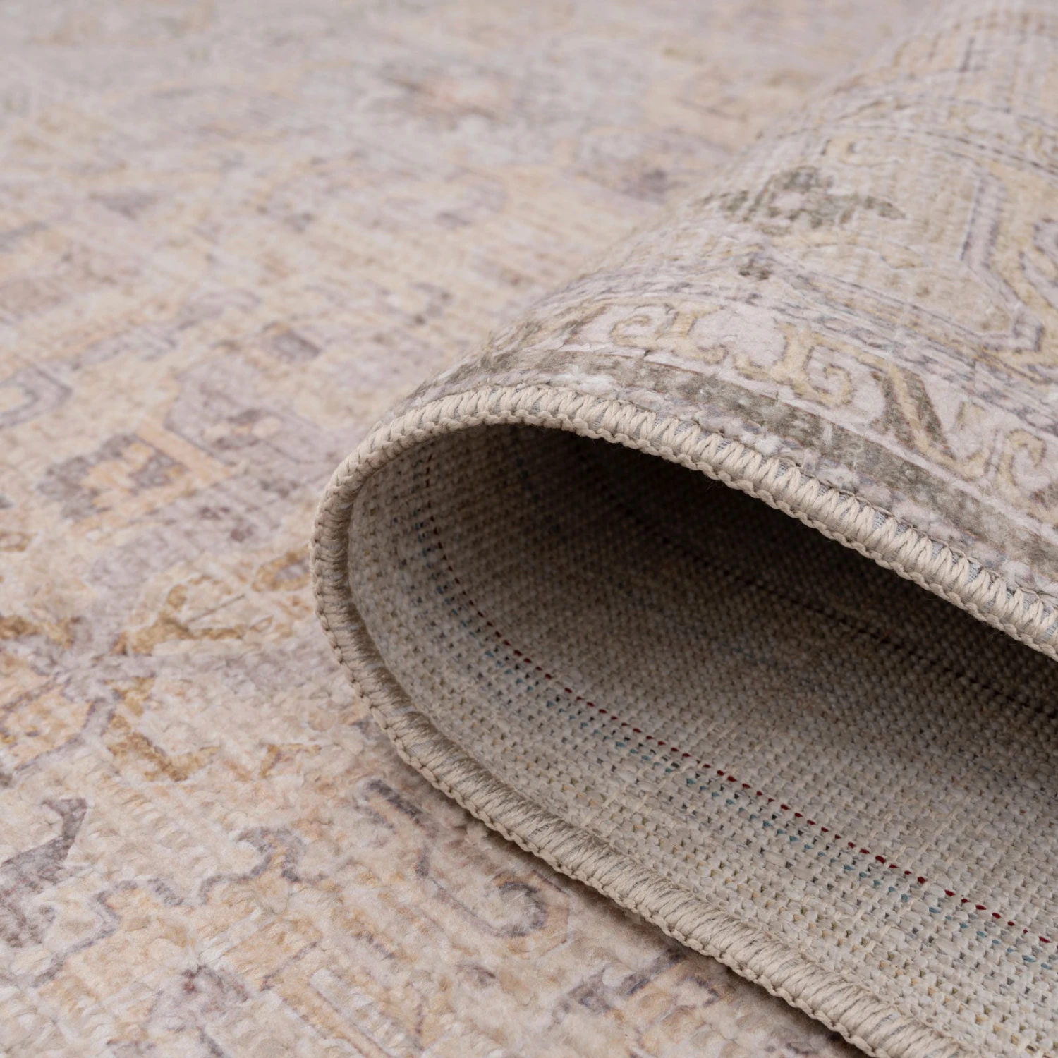 Distressed Yellow Regal Rug - Jade 14 Distressed Yellow Regal Rug - Jade - Image 12