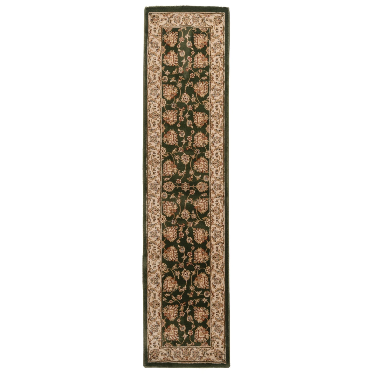 Traditional Green Runner Rug - Koa 3 Traditional Green Runner Rug - Koa