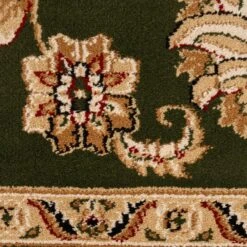 Traditional Green Floral Rug - Koa -Kukoon Rugs Store jasmine koa 06213