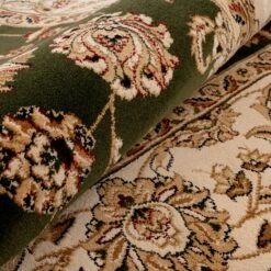 Traditional Green Floral Rug - Koa -Kukoon Rugs Store jasmine koa 06221