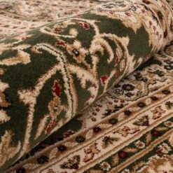Classical Rich Green Runner Rug - Sunil -Kukoon Rugs Store jasmine sunil 06431