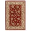 Classical Red Floral Rug - Tirta -Kukoon Rugs Store jasmine tirta 05265 overhead