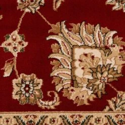 Classical Red Floral Rug - Tirta 14 Classical Red Floral Rug - Tirta -Kukoon Rugs Store jasmine tirta 06452