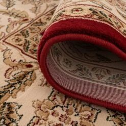 Classical Red Floral Runner Rug - Tirta -Kukoon Rugs Store jasmine tirta 06472