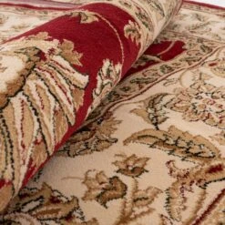 Classical Red Floral Runner Rug - Tirta -Kukoon Rugs Store jasmine tirta 06478
