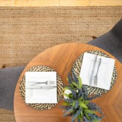 Natural Jute Stair Carpet Runner - Panama -Kukoon Rugs Store juilette jute RR 04227