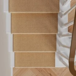 Light Jute Chevron Stair Carpet Runner 10 Light Jute Chevron Stair Carpet Runner -Kukoon Rugs Store juilette jute micro final for web