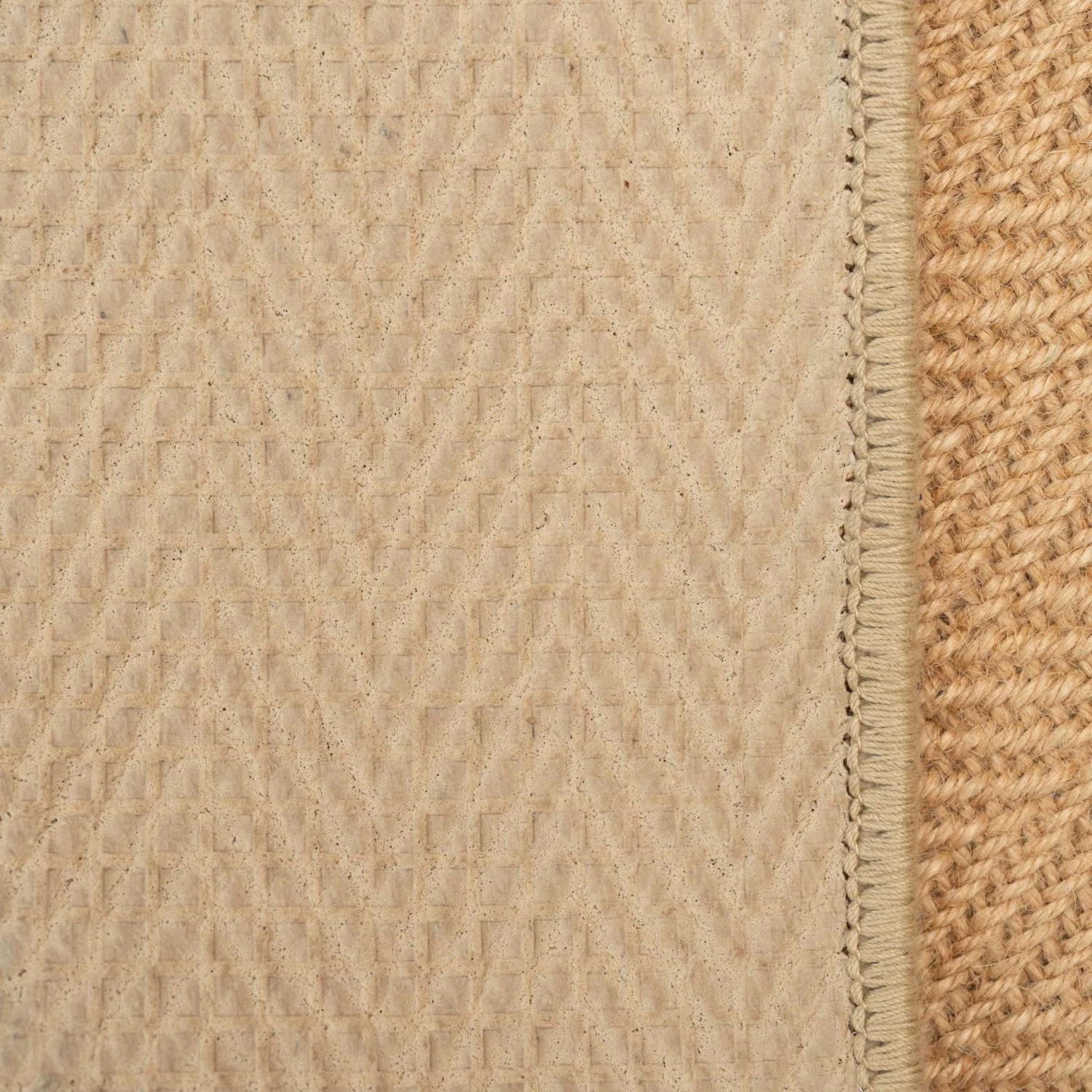 Light Jute Chevron Stair Carpet Runner 8 Light Jute Chevron Stair Carpet Runner - Image 6