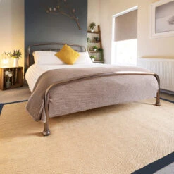 Navy Border Jute Rug - Juliette Navy -Kukoon Rugs Store julette navy border 03852 copy