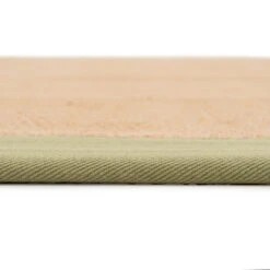 Green Cotton Border Natural Jute Area Rug -Kukoon Rugs Store jute cotton border new green 01931