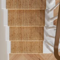 Natural Jute Stair Carpet Runner - Panama -Kukoon Rugs Store jute panama final for web 1