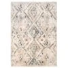 Soft Natural Blue Aztec Area Rug - Kemp -Kukoon Rugs Store kemp blue 3265