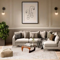 Marble Effect Lustre Rug - Ori -Kukoon Rugs Store kesia ori livingroom for web