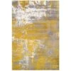 Modern Yellow Ochre Distressed Large Living Room Rugs