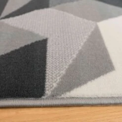 Grey Modern Geometric Living Room Rug 12 Grey Modern Geometric Living Room Rug -Kukoon Rugs Store kukoon milan grey multi 1 5B2 5D