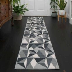 Grey Modern Geometric Living Room Rug 14 Grey Modern Geometric Living Room Rug -Kukoon Rugs Store kukoon milan grey multi 1 5B4 5D