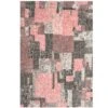 Retro Pink Mottled Shaggy Living Room Rug -Kukoon Rugs Store kukoon murano cubic blush 2