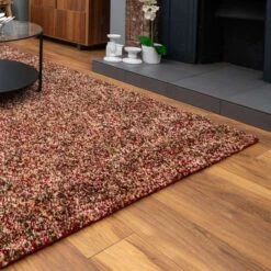 Red Mottled Shaggy Living Room Rug 12 Red Mottled Shaggy Living Room Rug -Kukoon Rugs Store kukoon red 3945 5B3 5D
