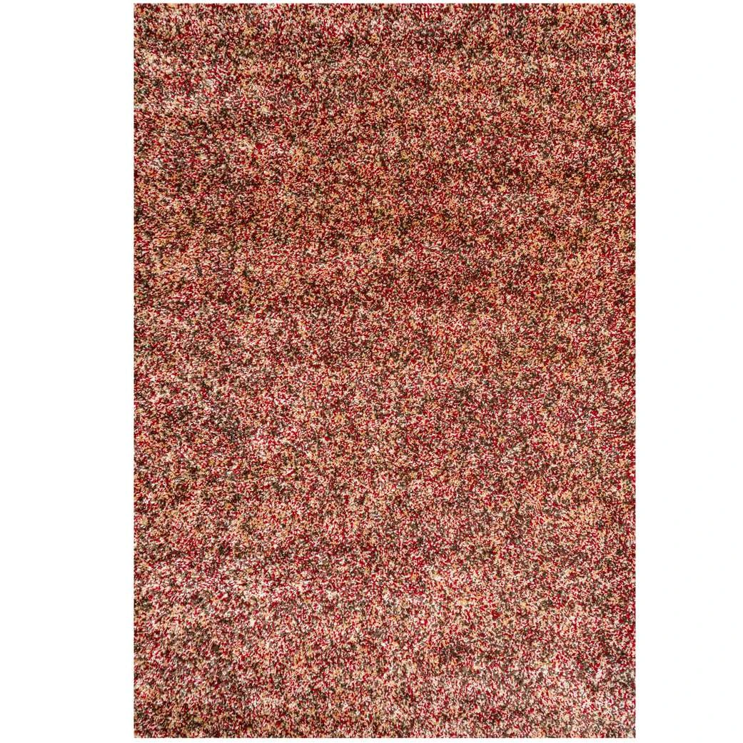 Red Mottled Shaggy Living Room Rug 3 Red Mottled Shaggy Living Room Rug