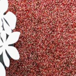 Burnt Orange Mottled Shaggy Living Room Rug -Kukoon Rugs Store kukoon russett 4233 5B2 5D