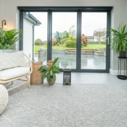 Neutral Trellis Living Room Rug - Mahoni -Kukoon Rugs Store lagom mahoni 3 copy