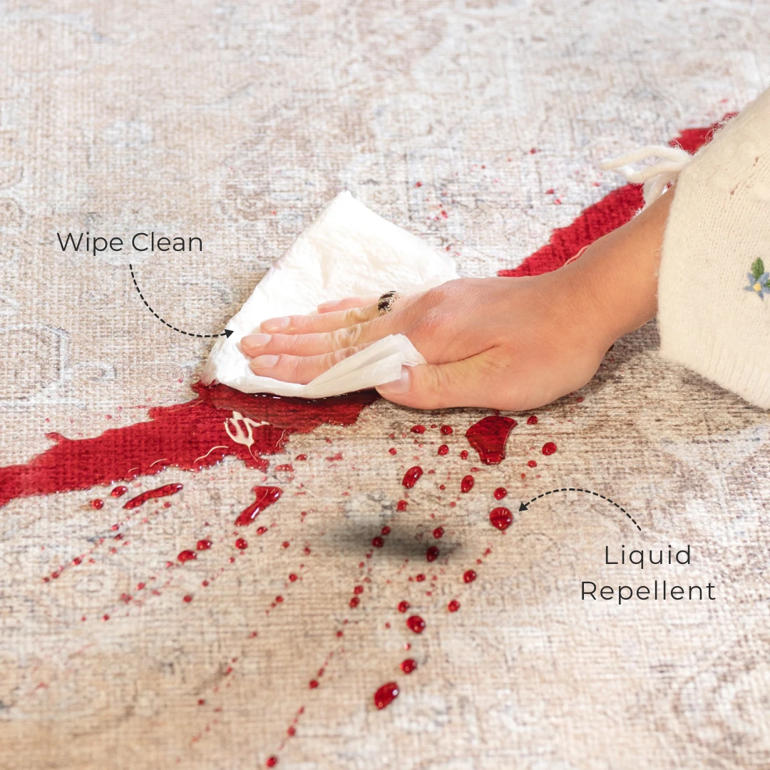 Flatwoven Washable Multicolour Flora Area Rug - Aria 9 Flatwoven Washable Multicolour Flora Area Rug - Aria - Image 7