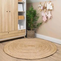 Rustic Jute Round Natural Circle Nursery Rug -Kukoon Rugs Store mandala nursery 06484 8d03892c fc1b 4a3d 8869 55add3bf61a4