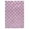 Retro Lavender Checkerboard Rug - Maze -Kukoon Rugs Store maze lavender 04461 overhead